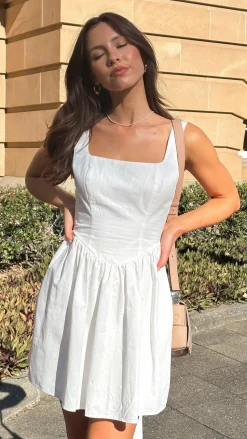 Sadzi Mini Dress - White