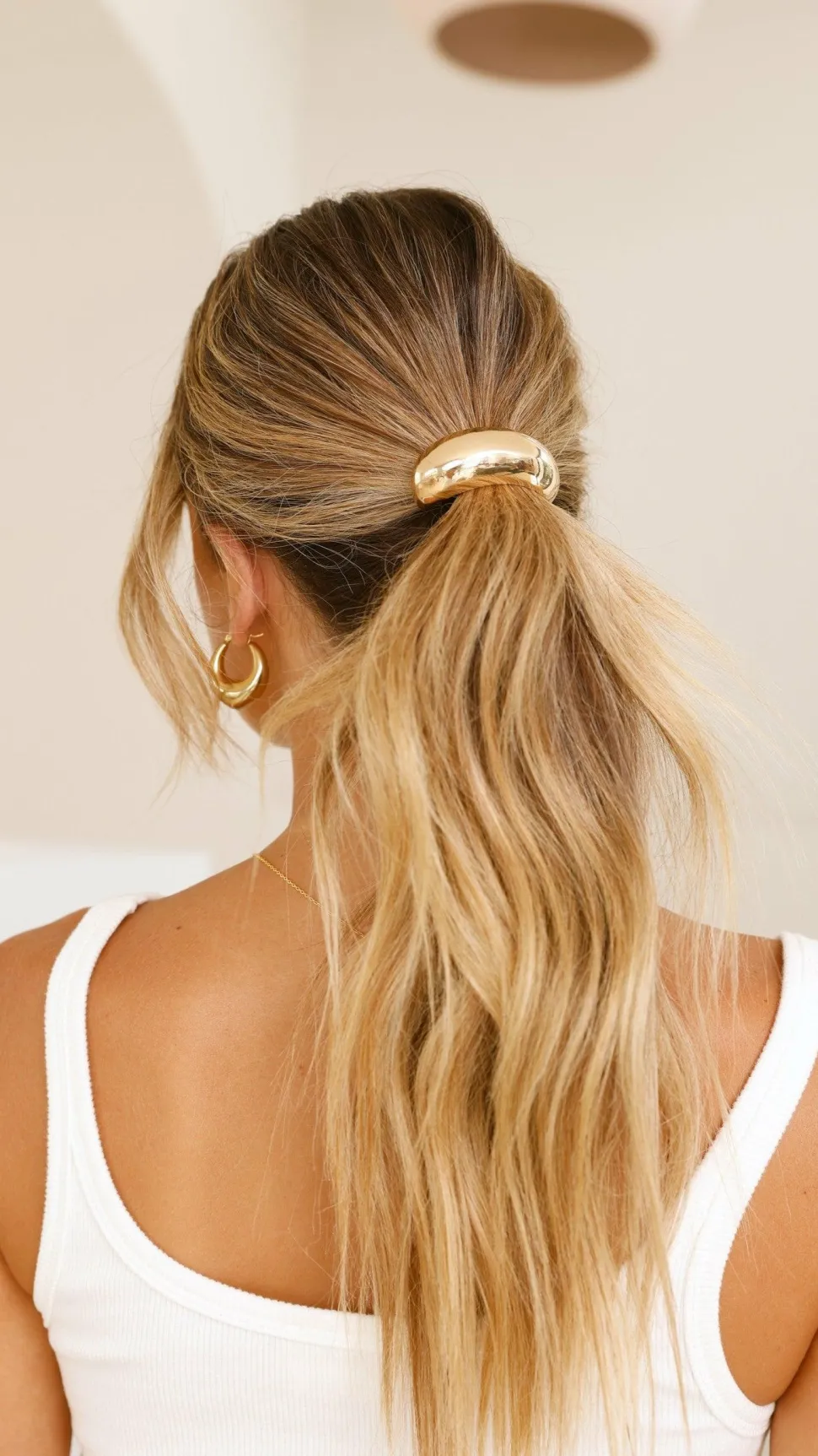 Saki Hair Tie - Gold