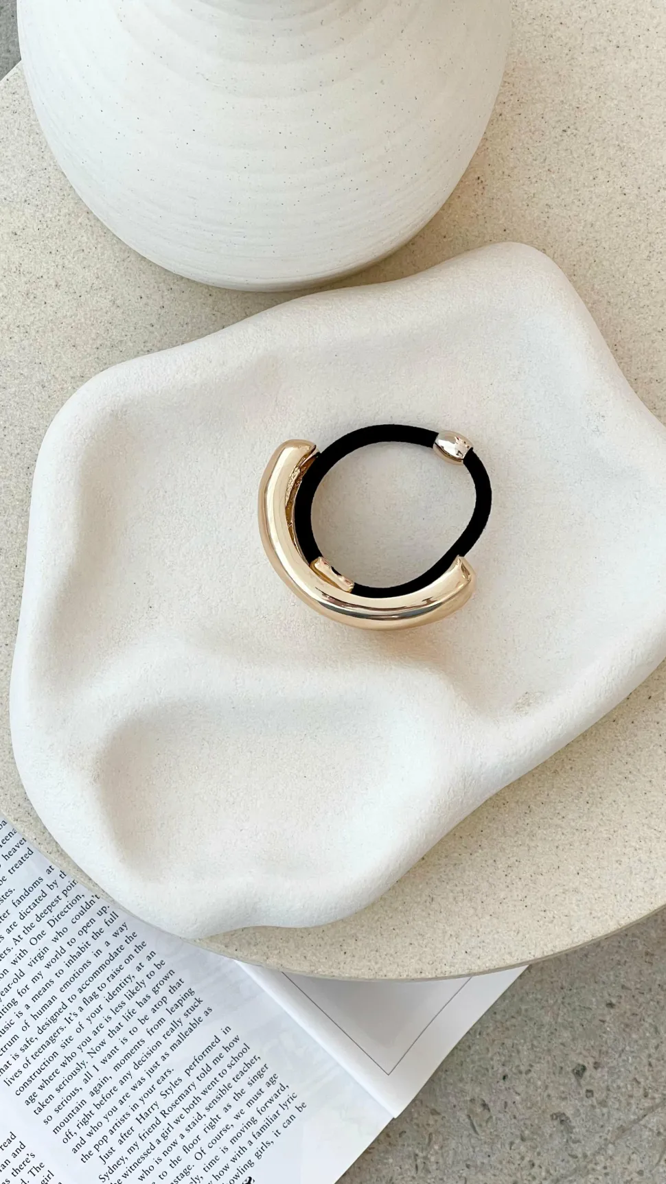 Saku Hair Tie - Gold