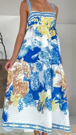 Saleema Maxi Dress - Blue Doll