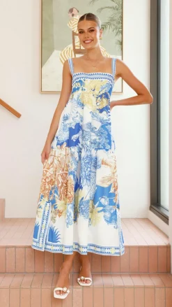 Saleema Maxi Dress - Blue Doll
