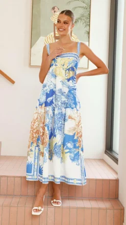 Saleema Maxi Dress - Blue Doll