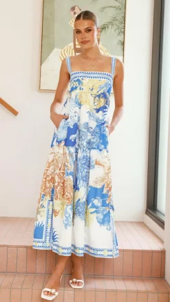 Saleema Maxi Dress - Blue Doll