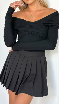 Sandrine Bodysuit - Black