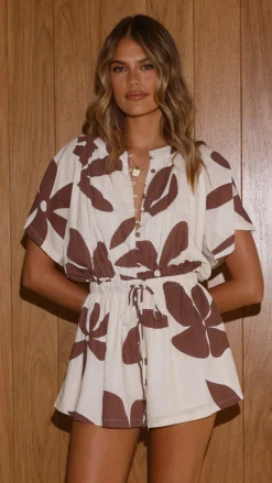 Santorini Playsuit - Belle Femme