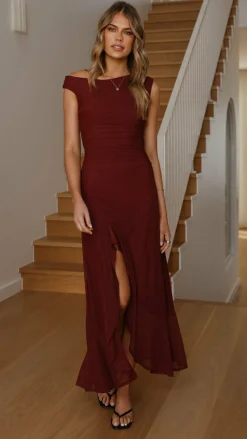 Sareiah Maxi Dress - Wine