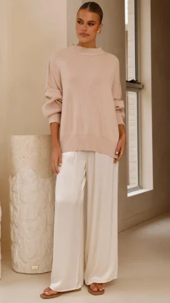 Scarlett Sweater - Dusty Pink