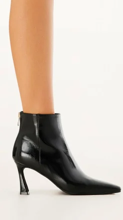 Scotty Boots - Black Crinkle Patent