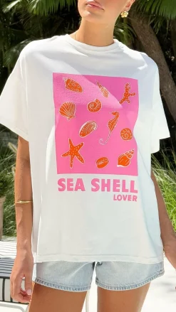 Seashell Lover Tee - White