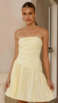 Selena Mini Dress - Yellow