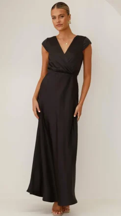 Selma Maxi Dress - Black