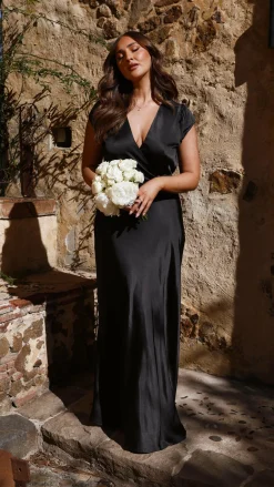 Selma Maxi Dress - Black