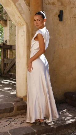 Selma Maxi Dress - Champagne