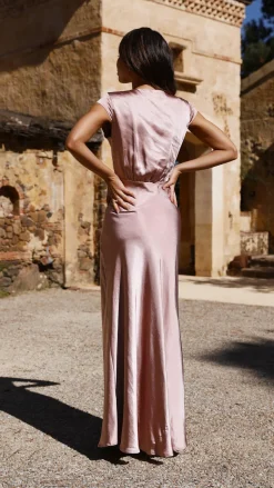 Selma Maxi Dress - Dusty Pink