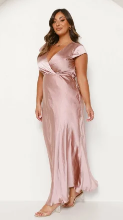 Selma Maxi Dress - Dusty Pink