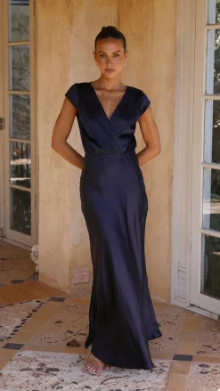 Selma Maxi Dress - Navy