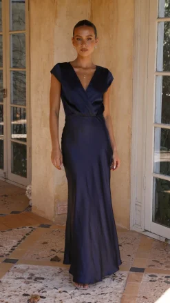 Selma Maxi Dress - Navy