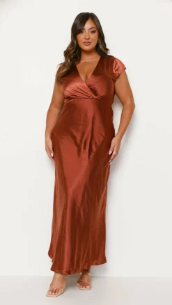 Selma Maxi Dress - Rust