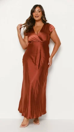 Selma Maxi Dress - Rust