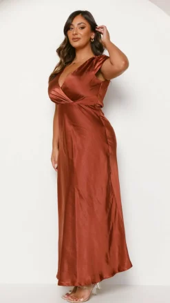 Selma Maxi Dress - Rust