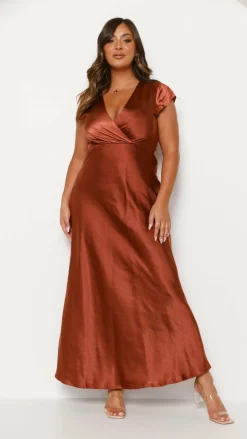 Selma Maxi Dress - Rust