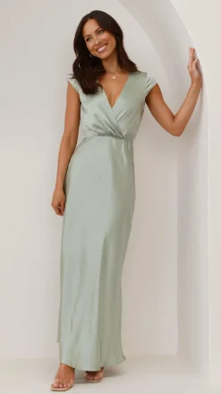 Selma Maxi Dress - Sage