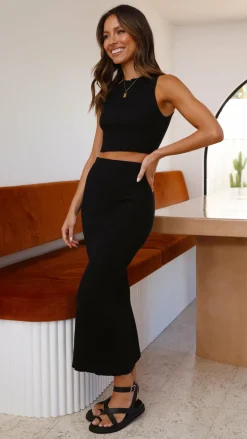 Senya Maxi Skirt - Black