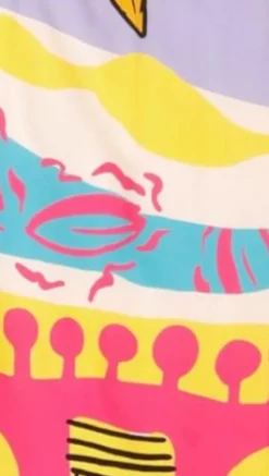 Shahar Maxi Dress - Pink Print