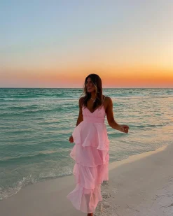 Shayla Maxi Dress - Pink