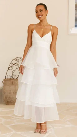 Shayla Maxi Dress - White