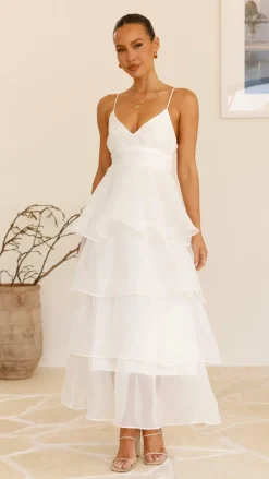 Shayla Maxi Dress - White