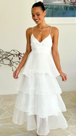 Shayla Maxi Dress - White