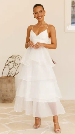 Shayla Maxi Dress - White