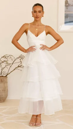 Shayla Maxi Dress - White