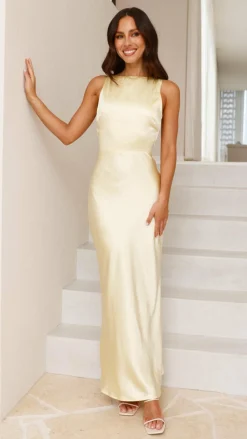 Sia Maxi Dress - Yellow