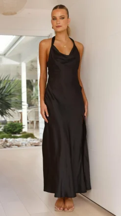 Sian Maxi Dress - Black