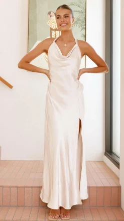 Sian Maxi Dress - Champagne