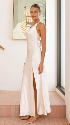 Sian Maxi Dress - Champagne