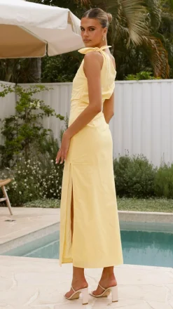 Simone Maxi Dress - Yellow