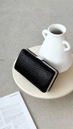 Sloan Clutch Bag - Black