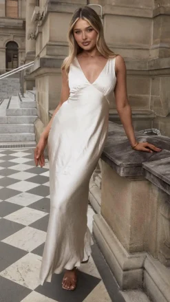 Sofia Maxi Dress - Champagne