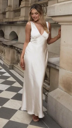 Sofia Maxi Dress - Champagne