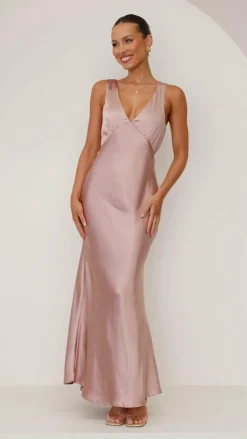 Sofia Maxi Dress - Dusty Pink
