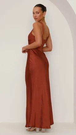 Sofia Maxi Dress - Rust