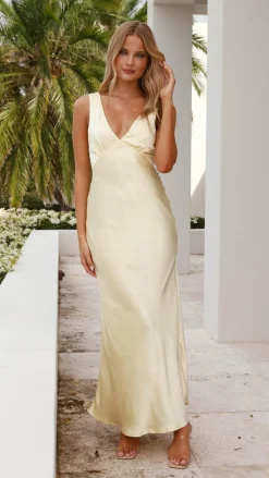 Sofia Maxi Dress - Yellow