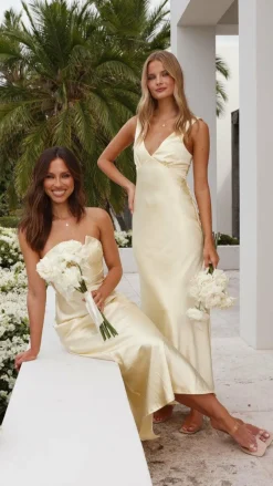 Sofia Maxi Dress - Yellow