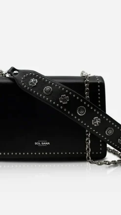 Sol Sana Flap Bag - Black/Silver