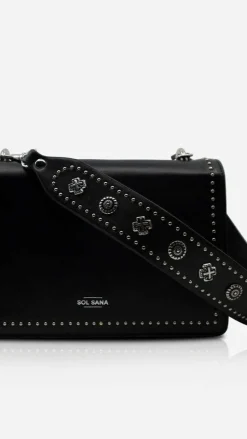 Sol Sana Flap Bag - Black/Silver