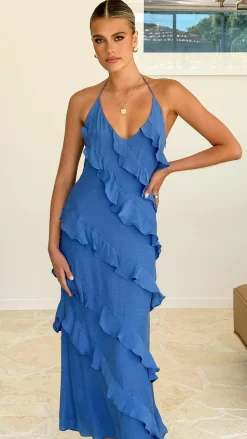 Sophia Maxi Dress - Cobalt Blue