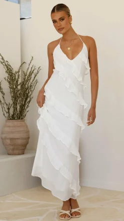 Sophia Maxi Dress - White